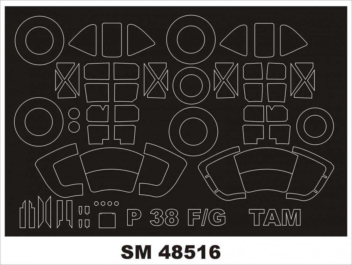 Montex SM48516 P-38F-G TAMIYA 1/48