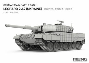 Meng TS-058 German Main Battle Tank Leopard 2A4 (Ukraine) 1/35 – zdjęcie 3