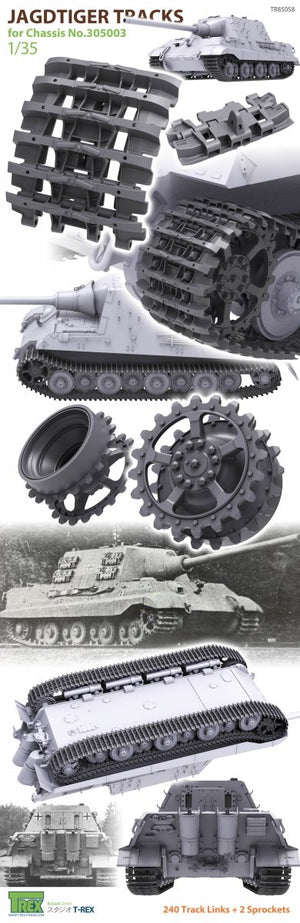 T-Rex Studio TR85058 Jagdtiger Tracks for Chassis No.305003 w/ Sprockets 1/35 – zdjęcie 2