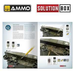 Ammo of Mig 6528 SOLUTION BOOK 22 - Comment peindre les véhicules américains de la Seconde Guerre mondiale sur le théâtre d&amp;#39;opérations européen (Livre multilingue) – Bild 8