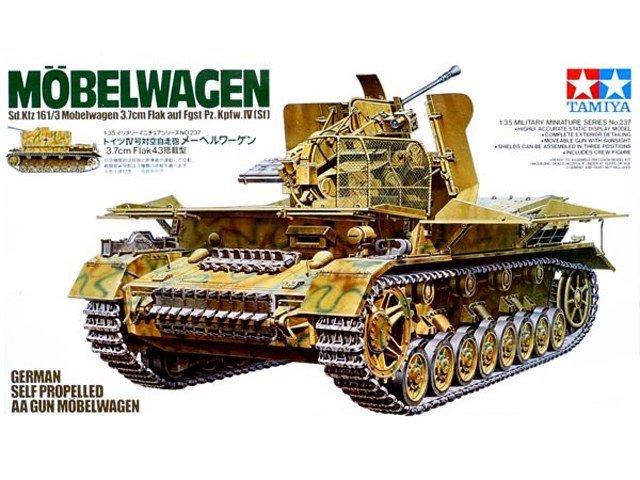 Tamiya 35237 Canon antiaérien automoteur allemand Mobelwagen (1/35)