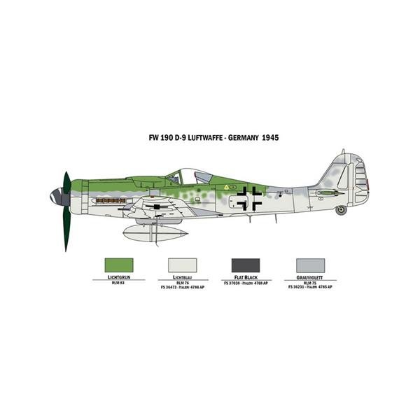 Italeri 35101 WAR THUNDER : BF109/ FW-190 D9 1/72 – immagine 6