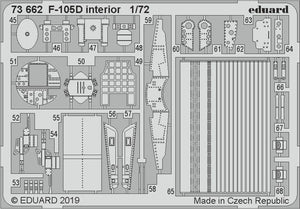 Intérieur du F-105D Eduard 73662 au 1/72 TRUMPETER – image 2