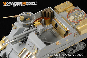 Maquette Voyager PE35375 Fusil américain M7 Priest de la Seconde Guerre mondiale (production intermédiaire) avec étui à munitions et ensemble téléphonique pour DRAGON 6637 au 1/35 – immagine 12