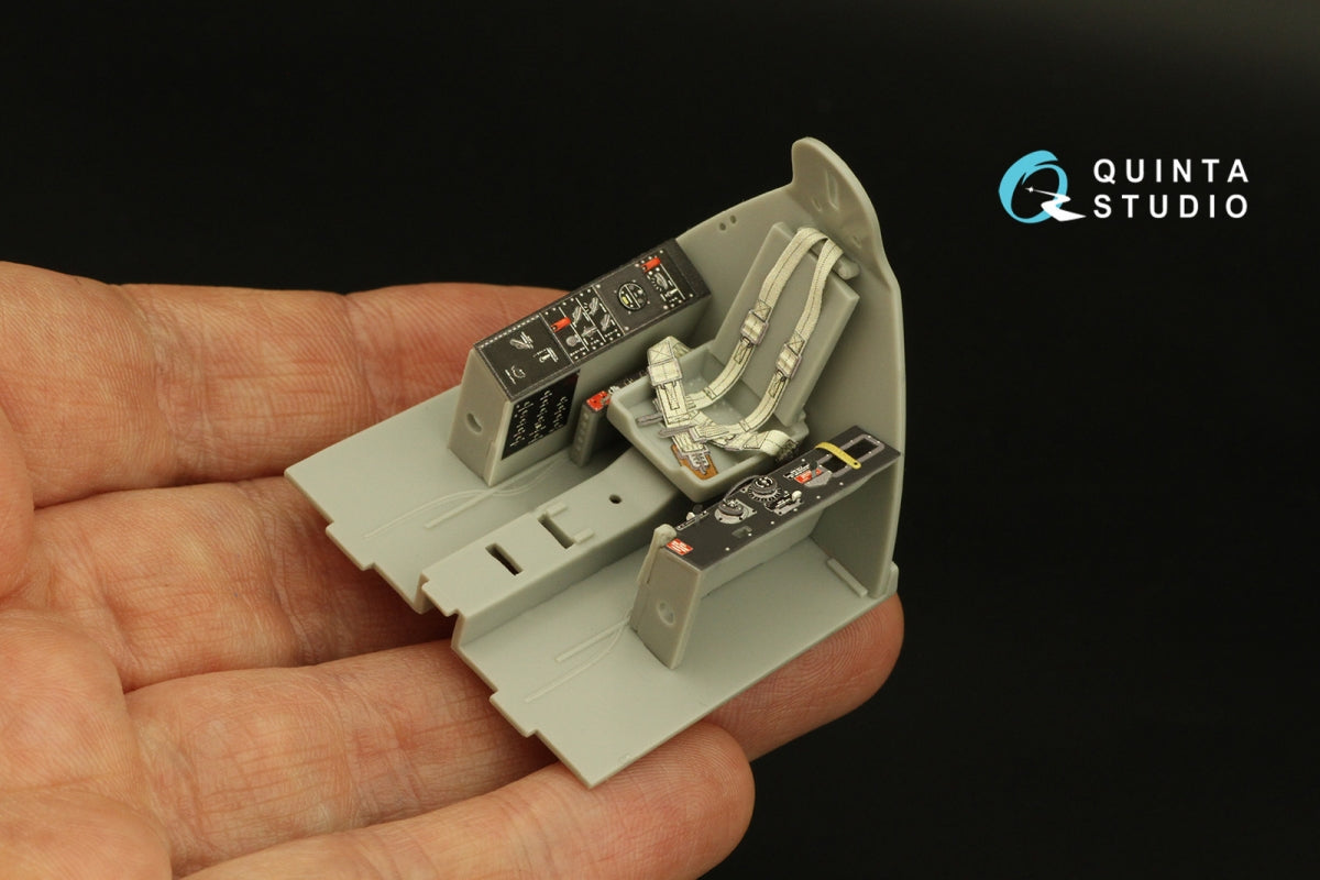 Quinta Studio QD32172 F8F-1 Bearcat 3D-Printed coloured Interior on decal paper (Trumpeter) 1/32 – zdjęcie 7