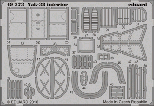Eduard 49773 Yak-38 intérieur 1/48 Hobby Boss – Bild 2