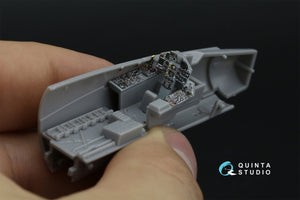 Quinta Studio QD72187 F-15C Late/J Late 3D-Printed &amp;amp; colored Interior on decal paper (Fine Molds) 1/72 – image 8