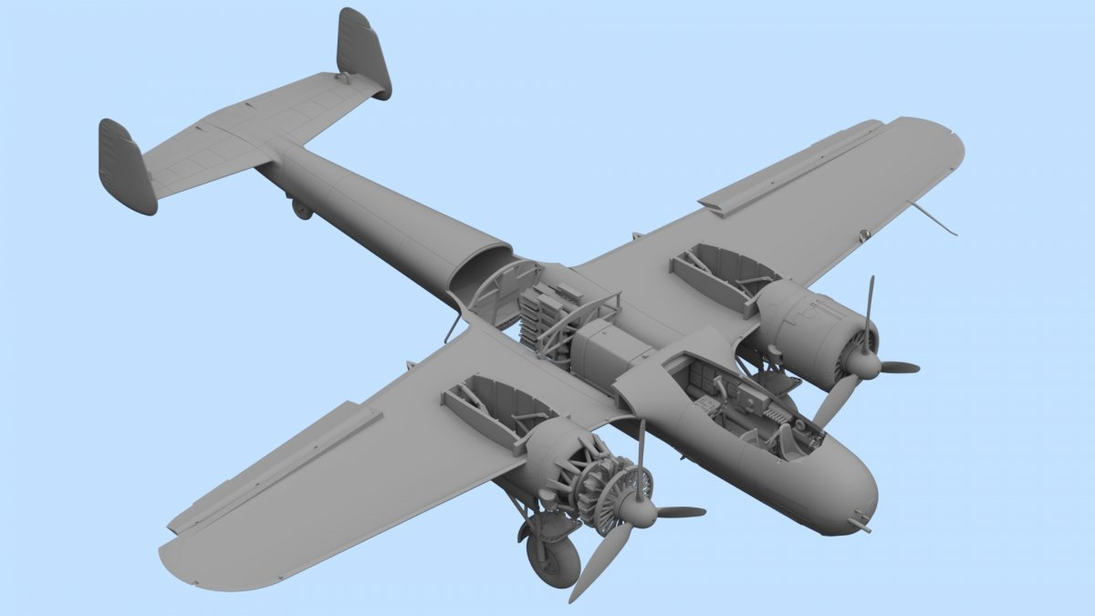 ICM 72307 Do 17Z-7, Chasseur de nuit allemand de la Seconde Guerre mondiale (1/72) – immagine 2