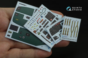 Intérieur imprimé en 3D et coloré sur papier décalcomanie Quinta Studio QD48237 B-26K (ICM) 1/48 – immagine 2