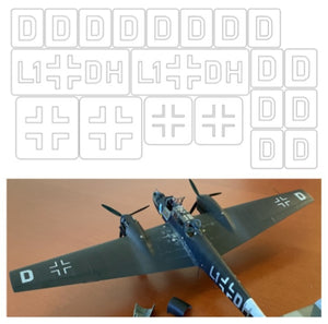 Omask 34010 Bf 110 C (pour Eduard 8201, marquage E) 1/48