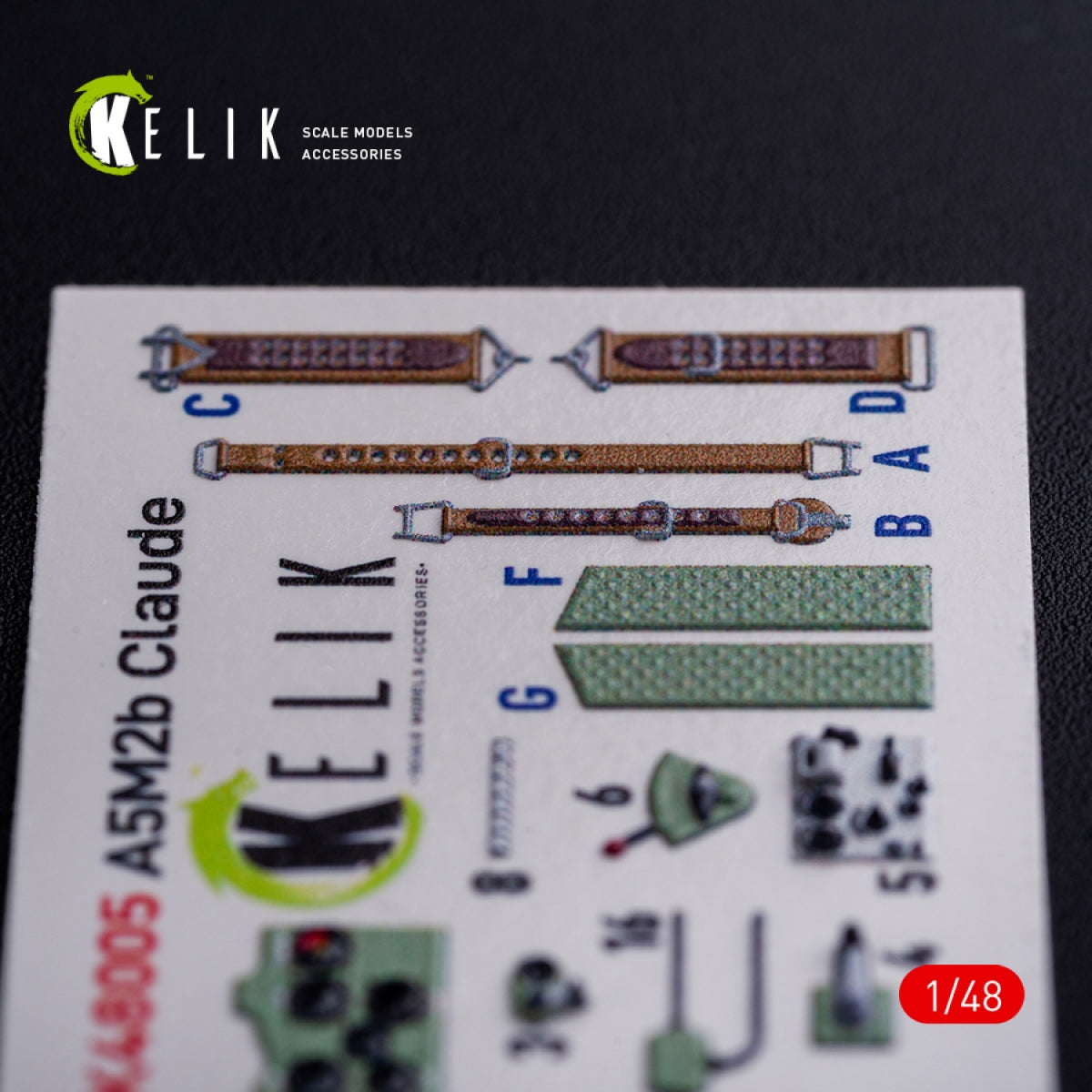 Décalcomanies 3D intérieures KELIK K48005 A5M2B Claude pour maquette WingsyKits au 1/48 – Bild 5