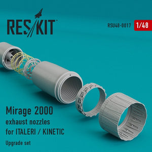 RESKIT RSU48-0017 Buses d&amp;#39;échappement Mirage 2000 Italeri /Kinetic 1/48