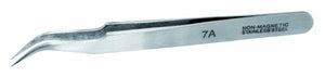 Pince à épiler courbe en acier inoxydable Vallejo T12004 n° 7