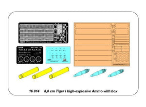Munitions explosives Aber 16014 8,8 cm Tiger I avec boîte (1/16) – Bild 9