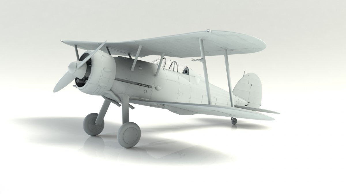 ICM 32043 Gloster Gladiator Mk.I avec pilotes britanniques 1/32 – image 3