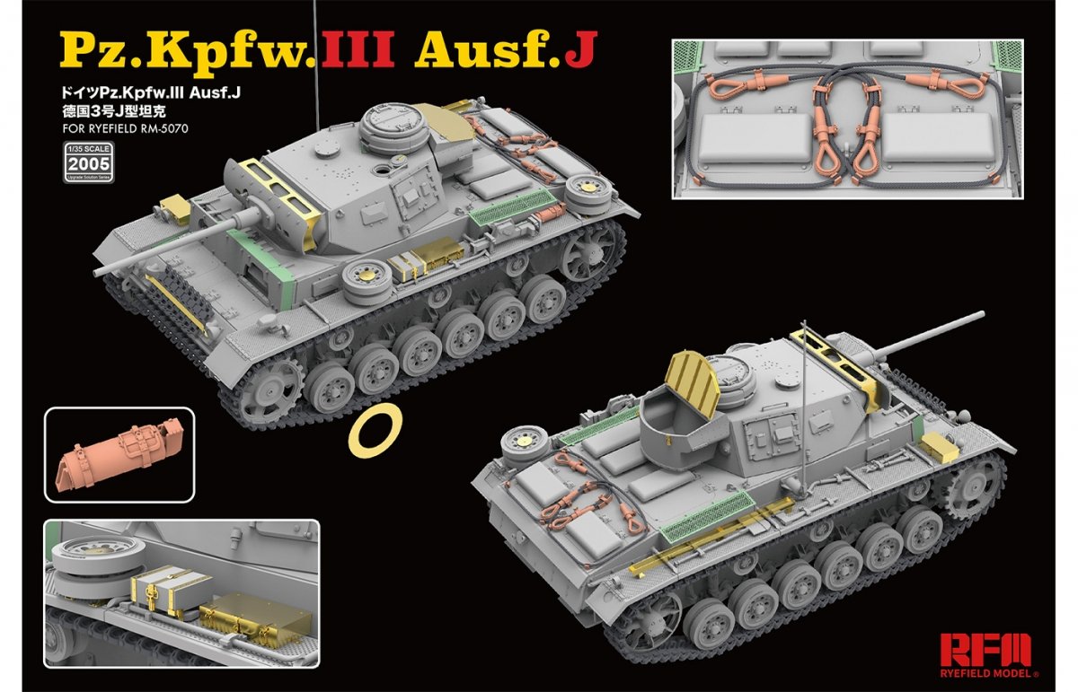 Kit de mise à niveau Rye Field Model 2005 pour Pz.III Ausf.J 1/35 – image 2