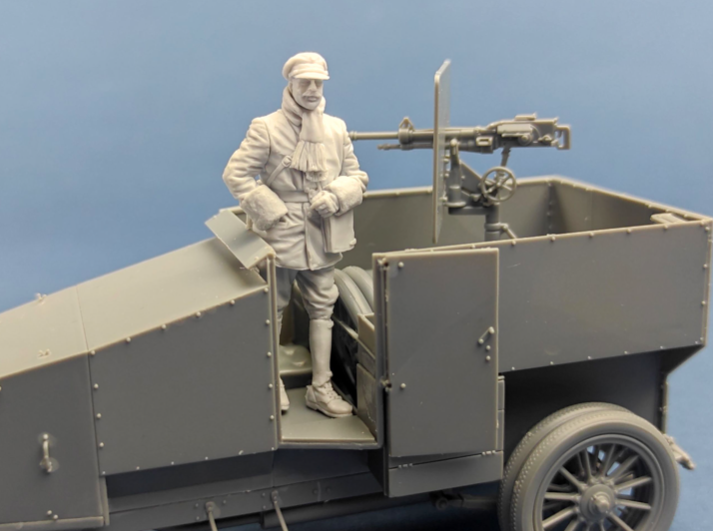 Copper State Models F35-035 Officier de voiture blindée de la marine française 1/35 – image 2