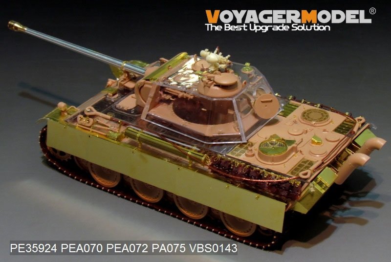 Maquette Voyager PE35924 Panther G allemand de la Seconde Guerre mondiale, version ultérieure. Modèle de base pour RMF 5016 au 1/35  – image 12