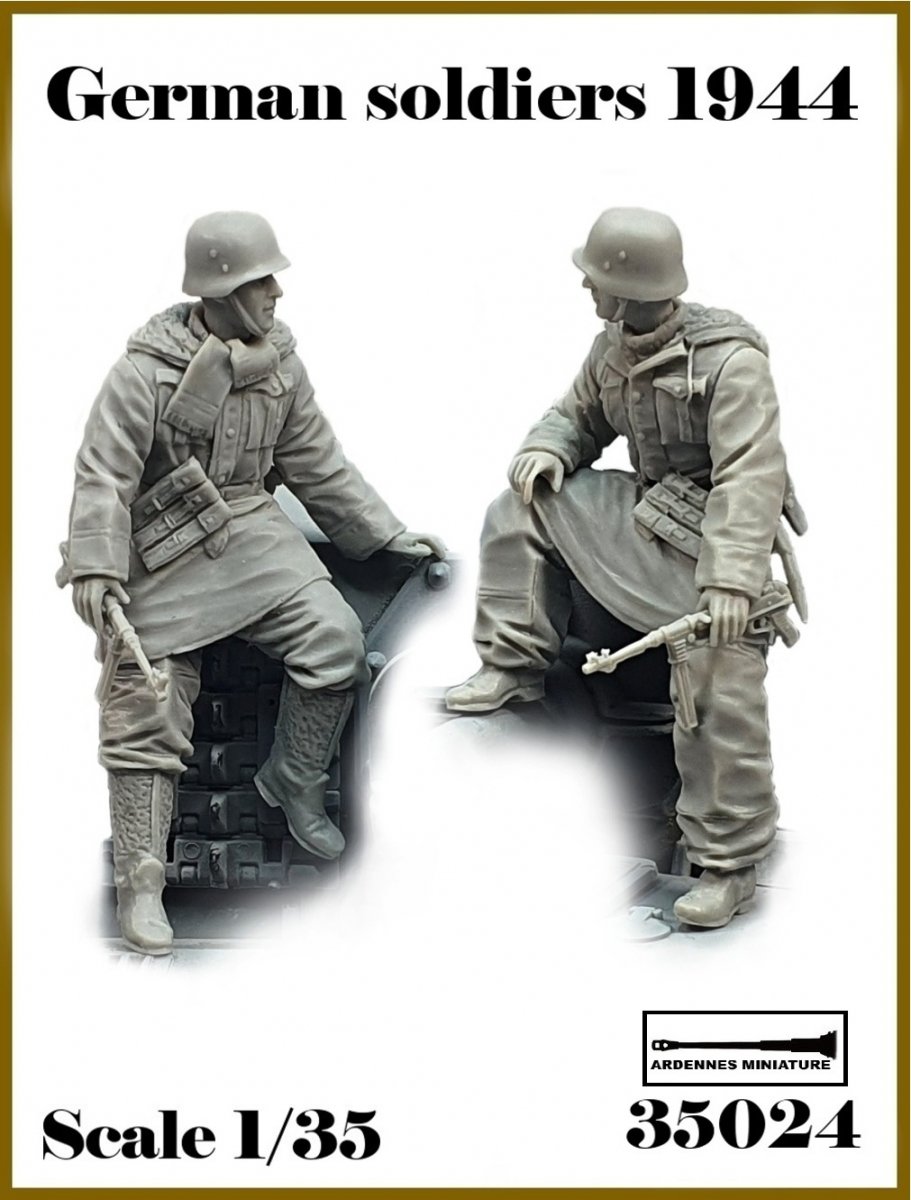 Ardennes Miniature 35024 SOLDATS ALLEMANDS 1944 1/35