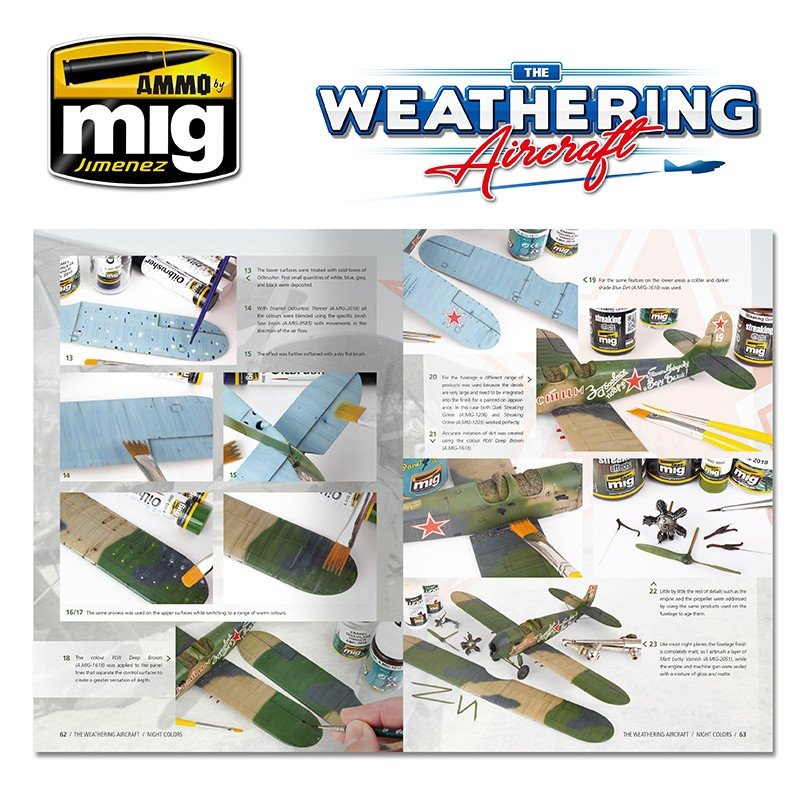 Ammo of Mig 5214 The Weathering Aircraft Numéro 14. COULEURS DE NUIT (Anglais) – immagine 9