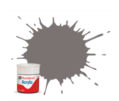 Humbrol AB0156 156 Peinture acrylique satinée gris camouflage foncé 14 ml