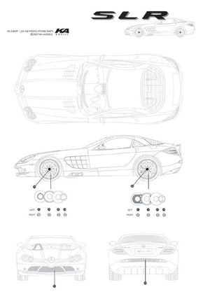KA Models KE-24009 Mercedes SLR Détail en photodécoupe 1/24 – Bild 3