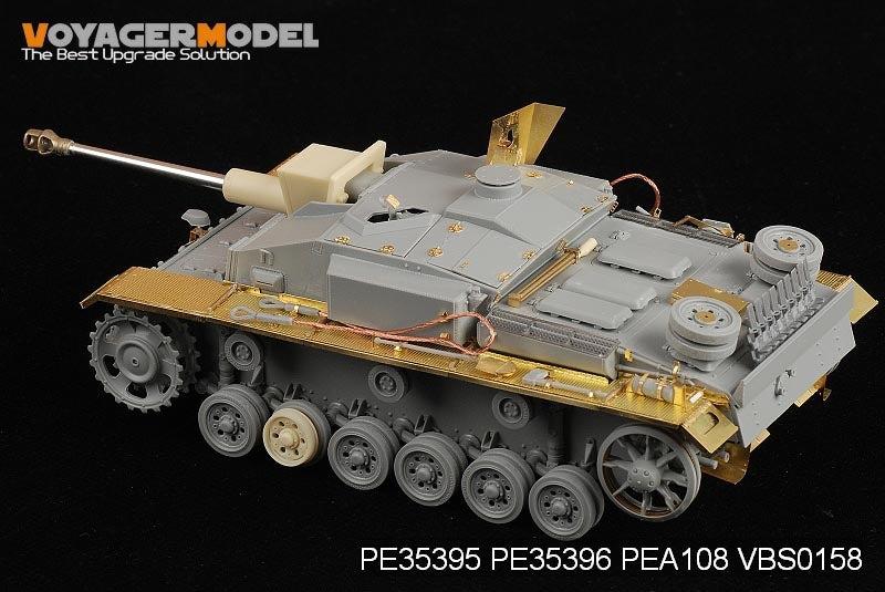 Maquette Voyager PE35395 StuG.III Ausf.F8 allemand de la Seconde Guerre mondiale, version de base (fin de production), pour DRAGON 6644, échelle 1/35 – image 6
