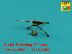 Canon Aber 35L-091 (version ancienne) pour mitrailleuse lourde Browning M2 HB calibre .50 (12,7 mm) US, échelle 1/35 – immagine 27