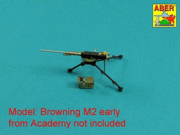 Canon Aber 35L-091 (version ancienne) pour mitrailleuse lourde Browning M2 HB calibre .50 (12,7 mm) US, échelle 1/35 – immagine 27