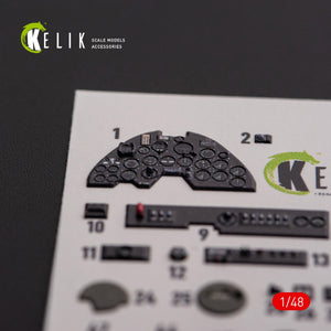 KELIK K48108 P-38F « Lightning » - décalcomanies 3D intérieures pour maquette Academy au 1/48 – Bild 9