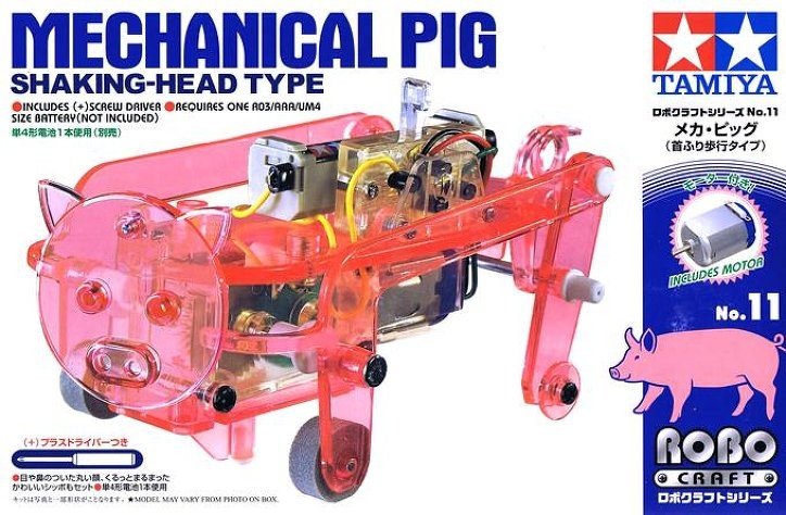Tamiya 71111 Cochon Mécanique - Type à Tête Tremblante