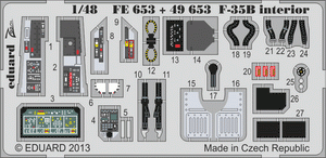 Intérieur du F-35B SA KITTY HAWK Eduard 49653 au 1/48