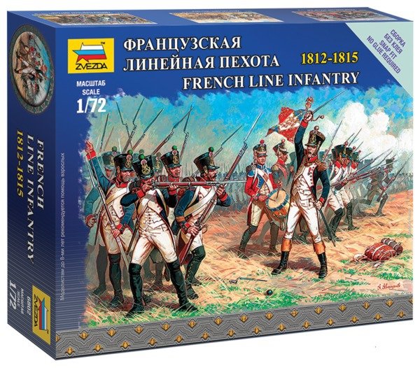 Zvezda 6802 Infanterie de ligne française (1812-1815) 1/72