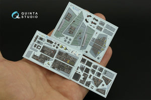 Intérieur du F-14B imprimé en 3D et coloré, modèle Quinta Studio QD32099 (Trumpeter), échelle 1/32 – image 3