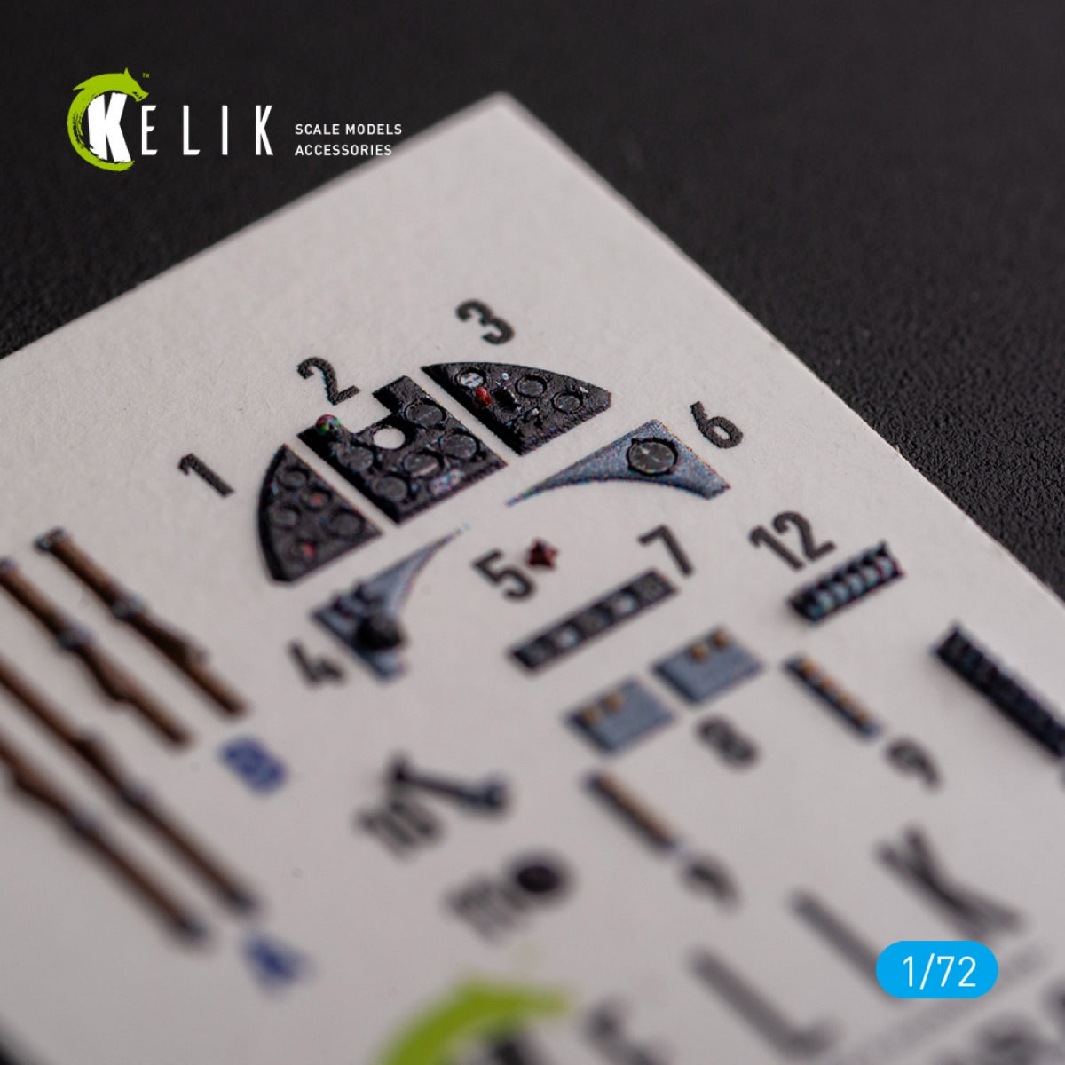 KELIK K72143 IAR.81c - Décalcomanies 3D intérieures pour maquette IBG Models au 1/72 – image 2