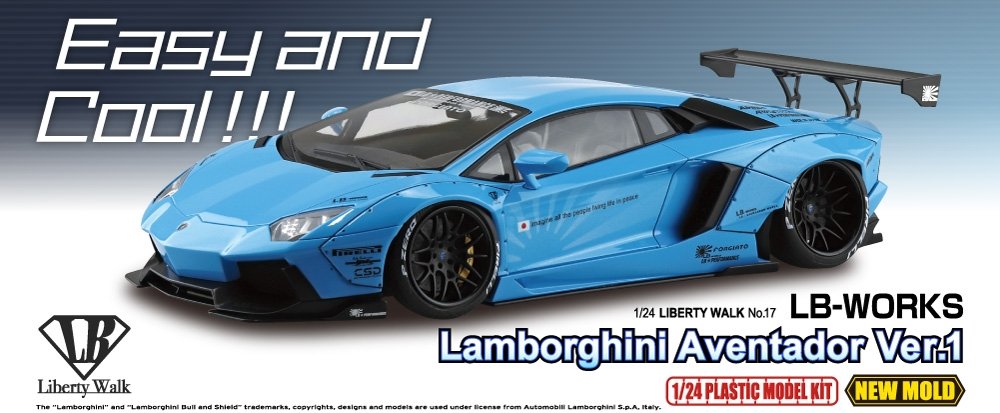 Aoshima 05989 LB-WORKS Lamborghini Aventador Ver.1 1/24 – image 5