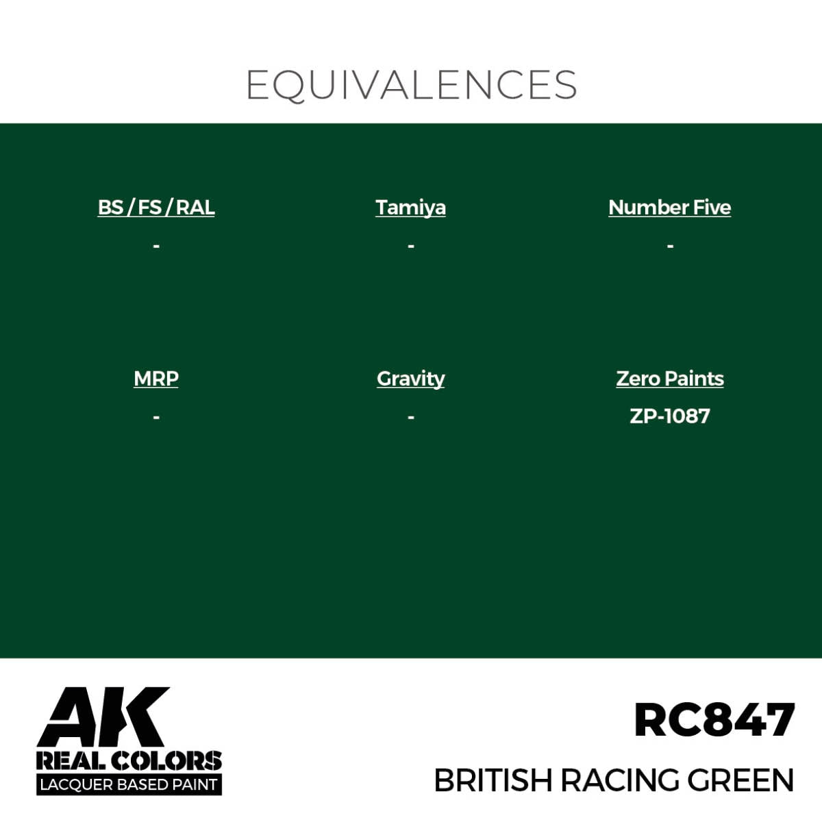 AK Interactive RC847 British Racing Green 17 ml – image 3