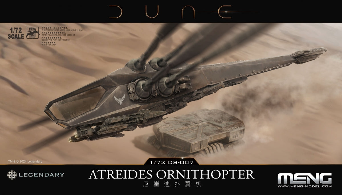 Maquette Meng DS-007 Dune Atréides Ornithoptère 1/72