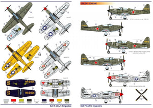 Dora Wings 14401 BELL P-63A P-63C KINGCOBRA Fighter KIT DOUBLE 1/144 – immagine 8