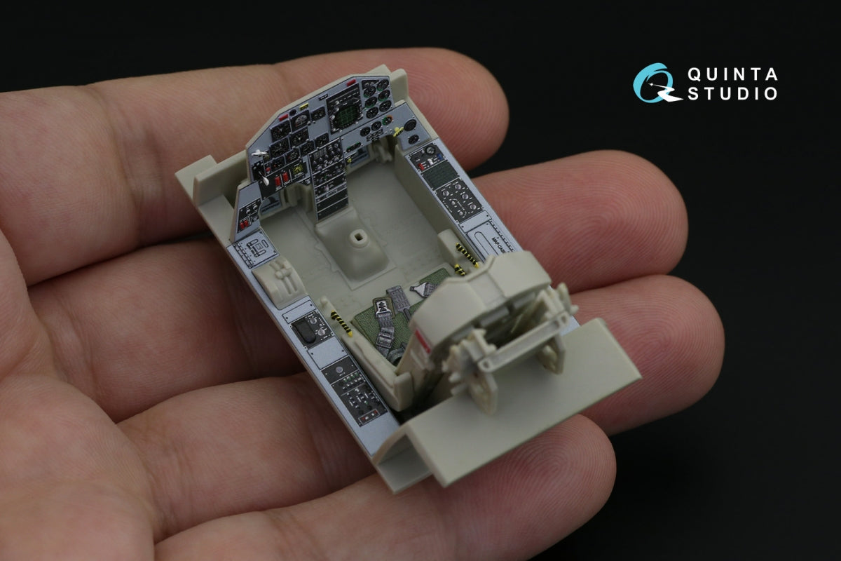Intérieur coloré imprimé en 3D sur papier décalcomanie (KittyHawk) Quinta Studio QD32082 F-5F-2 1/32 – immagine 6