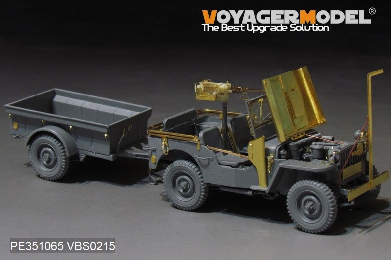 Maquette Voyager PE351065 Jeep Willys MB américaine de la Seconde Guerre mondiale pour TAKOM 2126 au 1/35 – immagine 3