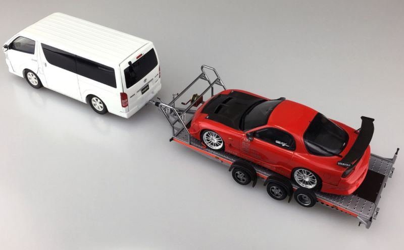 Aoshima 05260 Brian James Trailers A4 Transporter 1/24 – immagine 4
