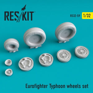 RESKIT RS32-0059 Jeu de roues Eurofighter Typhoon 1/32