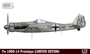 IBG 72562 Fw 190D-14 Prototype (Édition limitée) 1/72