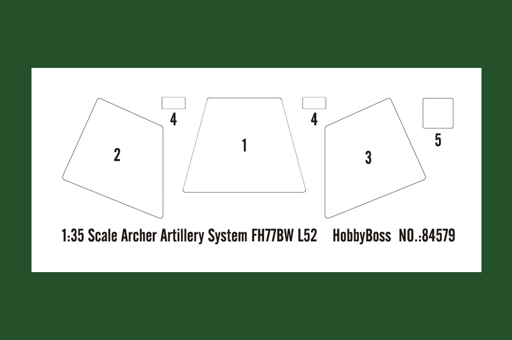 Hobby Boss 84579 Système d&amp;#39;artillerie Archer FH77BW L52 1/35 – immagine 3