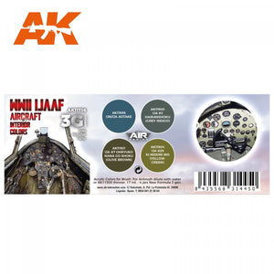 AK Interactive AK11736 Couleurs intérieures d&amp;#39;avions de l&amp;#39;armée de l&amp;#39;air japonaise de la Seconde Guerre mondiale 4x17 ml – image 2