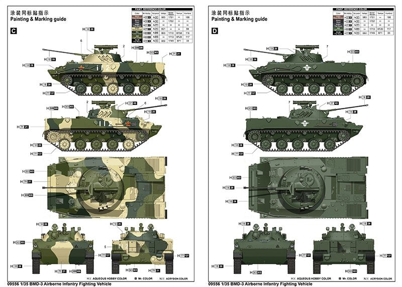 Trumpeter 09556 BMD-3 Airborne Infantry Fighting Vehicle 1/35 – zdjęcie 5