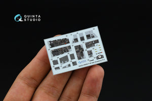 Intérieur imprimé en 3D et coloré sur papier décalcomanie (Academy) pour F-4D Phantom II tardif de Quinta Studio QD+48495 (avec pièces en résine imprimées en 3D) à l&amp;#39;échelle 1/48 – image 5