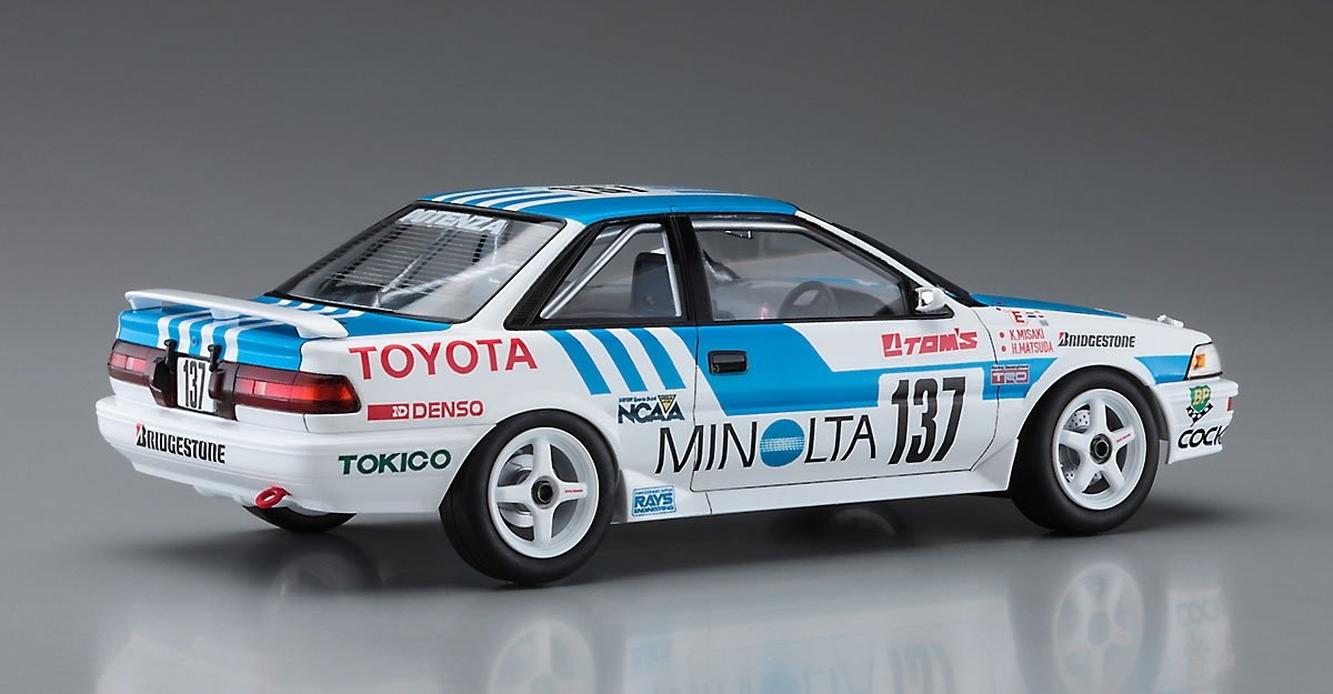 Hasegawa 20515 Minolta Corolla Levin AE92 « 1988 JTC » 1/24 – immagine 3