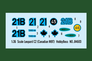 Hobby Boss 84503 Leopard C2 (char de combat principal canadien) 1/35 – image 14